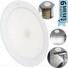 Plafon Led Com Sensor De Presença  Movimentos 18w Sobrepor Ou Embutir 6 meses Garantia Branco Frio 6000k 110v/220v
