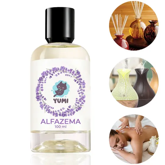 Essência Concentrada 100ml Alfazema Aromatizador Umidificador Elétrico Hidrossolúvel Forte