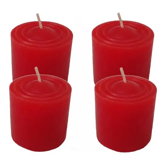 Kit 4 Velas Aromatica Com Aroma De Pitanga (perfume Seu Lar