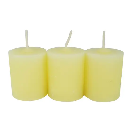 Kit 3 Velas Aromaticas Perfumadas Com Aroma De Baunilha