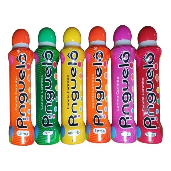 Kit 22 Canetas Pinguelo Escolha Suas Cores 80ml