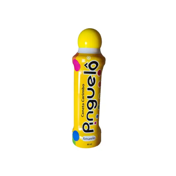 Marcador De Bingo Caneta Carimbo Pinguelô 80ml Amarela