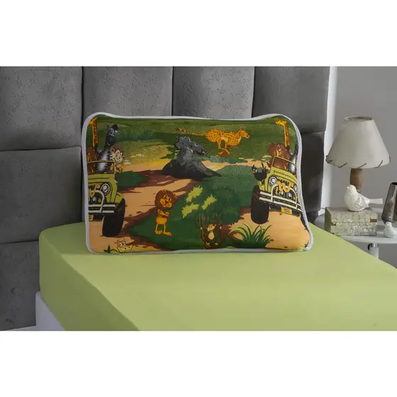 Jogo Lençol Solteiro Kids 2 Peças Malha Fio 30/1 Vivaldi Safari - Sul Brasil