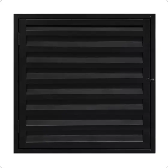 Porta Alçapão Preta em Aço 60x60 60x70 60x80cm – Portinhola de Acesso e Organização de Espaço
