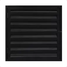 Porta Alçapão Preta em Aço 60x60 60x70 60x80cm – Portinhola de Acesso e Organização de Espaço
