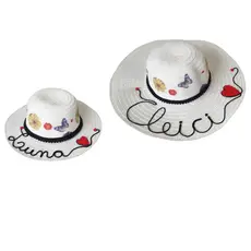 chapeu liso Chapéu de Praia Para Personalizar no Atacado tal mãe tal filha