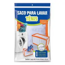 Saco Protetor Próprio Para Lavar Tênis Na Maquina Premium Lavagem Sapatos