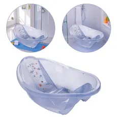 Banheira Banho Bebê Ergonômica Decorada 24L Plasútil