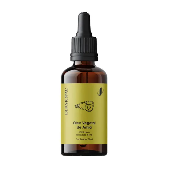 Óleo Vegetal de Amla Natural 100% Puro Prensado à Frio Dermopac