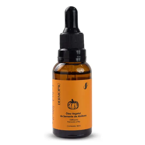 Óleo Vegetal De Semente De Abóbora 100% Puro 30ml Dermopac