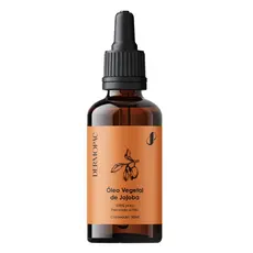 Óleo Vegetal de Jojoba 100% Puro Hidratante Natural Com Toque Seco Facial Corporal e Capilar Dermopac