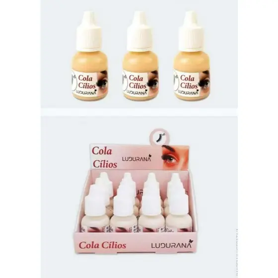 Cola para Cílios Ludurana Branca – Fixação Forte e à Prova d’Água New