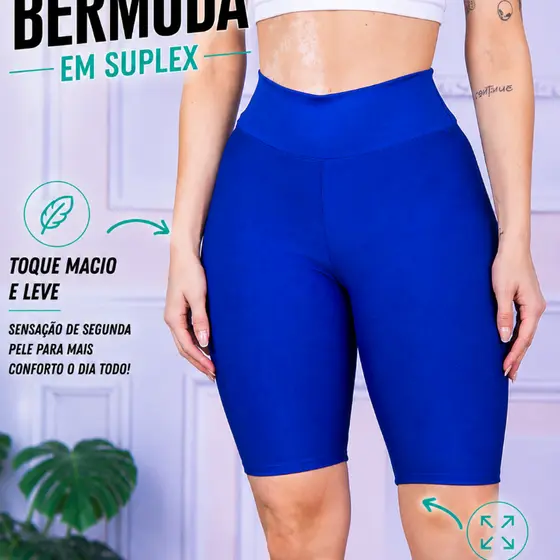 Bermuda Fitness Feminina Ciclista De Treino Feminina LLevo
