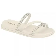 Sandália Papete Beira Rio Off White - 100% Original.