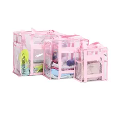 Kit 3 Bolsas de Piscina e Praia Yupii – Tamanhos P, M e G,