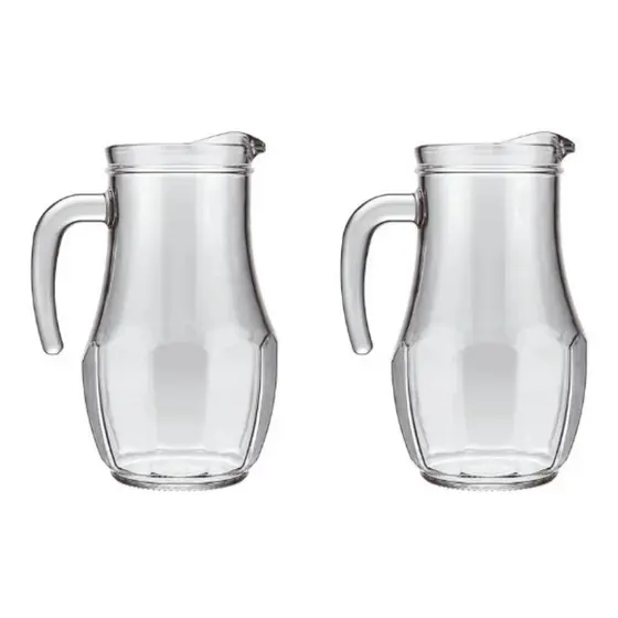 Kit 2 Jarra 1,5L Tango Vidro Transparente