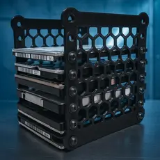 Suporte Rack Vertical Para HDs 2.5" 3.5"