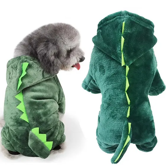 COD Quatro Pernas Dinossauro Cosplay Casaco De Gato Roupas Para Animais De Estimação Cães
