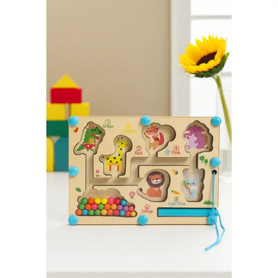 Brinquedo Labirinto Magnético com Imã Infantil Brinquedo Educativo Pedagógico Desenvolvimento Infantil