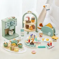 Brinquedo Madeira xicara Chá, Café, Liquidificador, Bolo aniversario, Cafeteira, Cozinha, Infantil Montessori Pedagógico