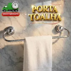 Porta Toalha Parede Multiuso Banheiro Cozinha Toalha Suporte Organizador Moderno e Resistente