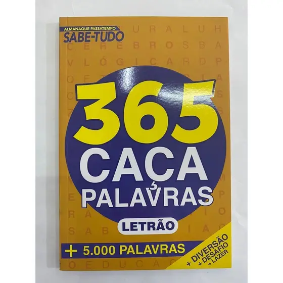 365 CAÇA PALAVRAS - LETRÃO ALMANAQUE