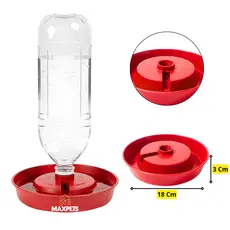 Kit Base Bebedouro Automatico Para Galinha Frango Pintinho Angola Codorna Pato Marreco Ganso Aves