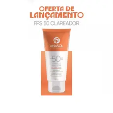 Protetor Solar Facial Anasol CLAREADOR FPS 50 Toque Seco - 60g