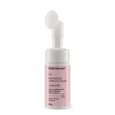 Hidrabene Espuma Limpeza Facial GLUCONOLACTONA E Escova De Silicone Limpa Gentilmente -100ml