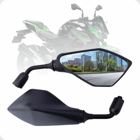 Retrovisor Kawasaki Z400 Fixo Rosca Honda Cb 300 Titan Fan Premium