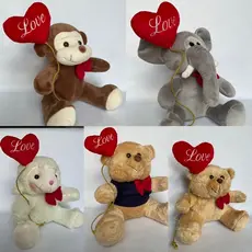 Lançamento! Urso Love Dia Das Mães E Dia Dos Namorados Pelúcia Antialérgico