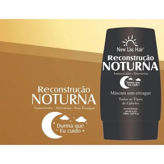 Reconstrução Noturna New Liss hair Ultra Potente150ml