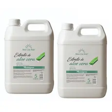 KIT COM 2 SHAMPOO EXTRATO ALOE VERA 5L CADA NEW LISS HAIR