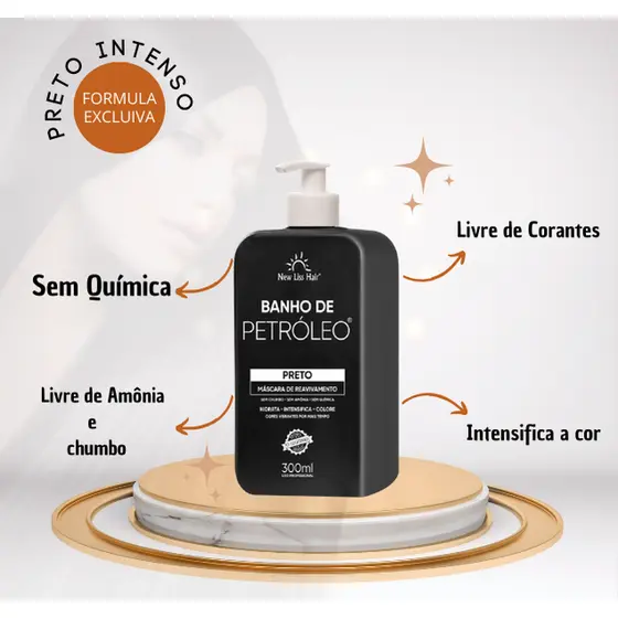 banho de petróleo New liss hair o legitimo original