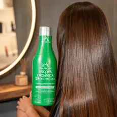 Escova Sem Formol 100% Orgânica Profissional New Liss hair 1 Litro
