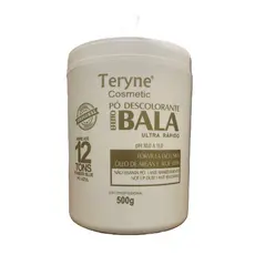 Pó bala Descolorante Teryne  500g pó azul