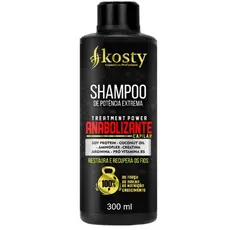 shampoo anabolizante crescimento e nutrição e crescimento kosty 300ml