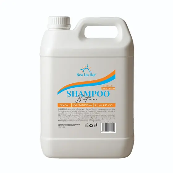 Shampoo Hidratação Intens 5l New Liss Hair