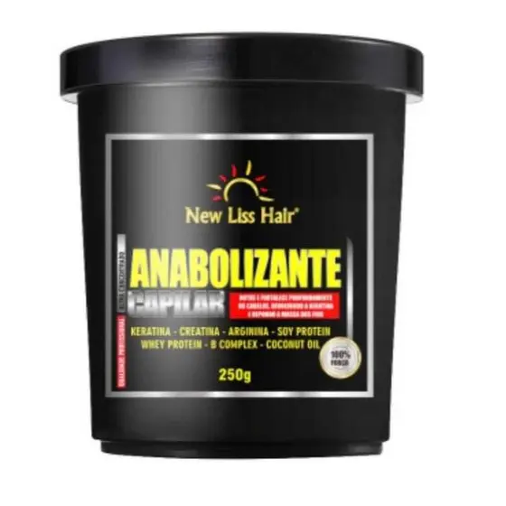 12 ANABOLIZANTE CAPILAR 250G NEW LISS HAIR