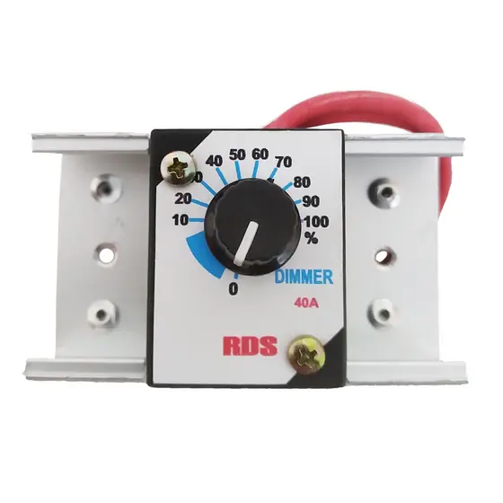 Dimmer Controle De Voltagem/ Potência Dimer Ventilador Motor Aquecedor 6000w 40a