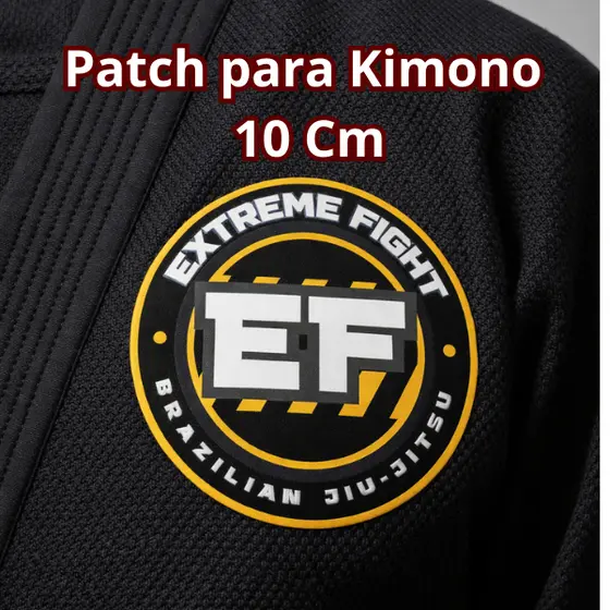 Kit com Patchs 10CM Personalizados - Kimono Jiu-jitsu, judô