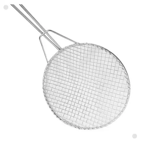Escumadeira de Metal p/ Fritura Utensílio de Cozinha 877-GG 18x55cm