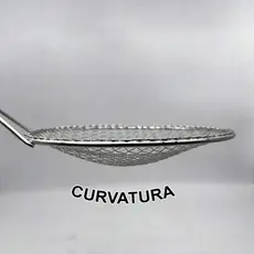 Escumadeira para Fritura16x53cm em Metal Ideal para Fritura em Geral Utensílio Essencial para Cozinha Ref: 877G
