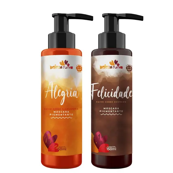 Kit Beleza Ruiva Tonalizante Alegria e Felicidade