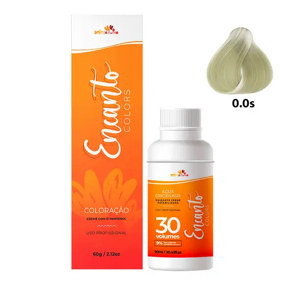 Kit Beleza Ruiva Encanto Colors 0.0S e Oxigenada 30vol 9%