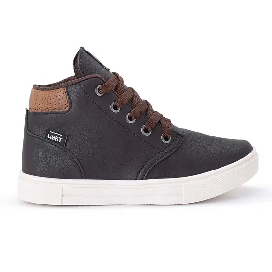 Tenis Botinha Infantil Meninos Casual Cano Alto Confortavel