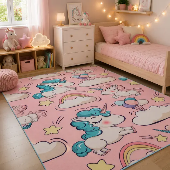 Tapete Soft Brilha Escuro Macio Infantil Luminoso Quarto 1x1.50