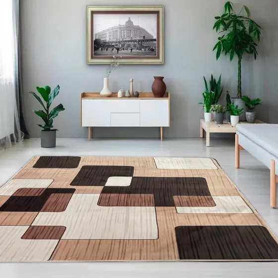 tapete belga 2X2,4 sala quarto estampado promocao