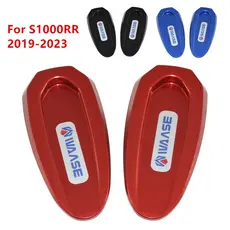 2 Peças/1 Par Para BMW S1000RR S 1000 RR 2019 2020 2021 2022 2023 Espelhos Retrovisores Assento Capa Decorativa Base De