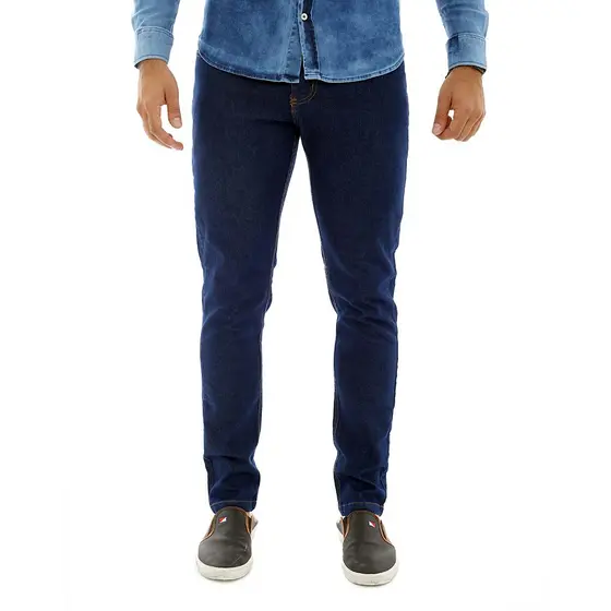 Calça Jeans Masculina Slim Direto Da Fábrica - Cor Preto Clara e Escura